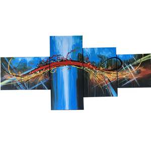 HAND OIL PAINTING ABSTRACT - 60X40, 40X90, 40X60, 40X40 (4 pcs)