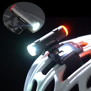 Batteries: Bicycle Helmet Light - 2 in 1 Headlight and tail light, Rechargeable, Waterproof