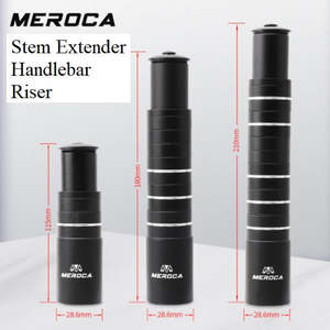 MEROCA Bicycle Fork Stem Extender Handlebar Risers - 28.6mm x 210mm