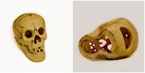 Pets Animals: Aquarium Decoration - Skull