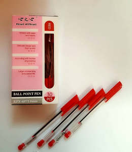 Business Farming Industry: Pen Ball Point XZX607 - 1.0mm 30pcs Red