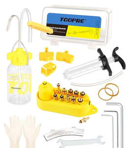 Tools: Bicycle Hydraulic Disc Brake Oil Bleed Kit - TOOPRE, Copper connectors