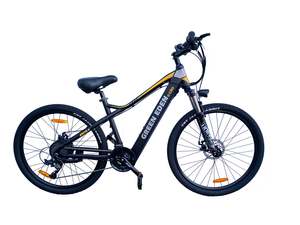 Bikes: Electric Mountain Bike - 27.5", 27 Spds, Aluminum, 48V Motor, 8.7Ah, Matt Black