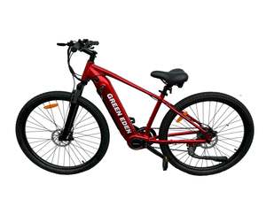 Mid-Drive Electric Mountain Bike - 29", 48V 500W motor, 624Wh LG Battery, Red