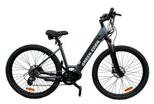 Mid-Drive Step-Through E-Bike - 27.5", 48V 500w motor, 460.8Wh LG Battery, Grey