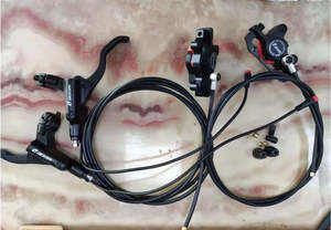 ZOOM MTB Bicycle Hydraulic Disc Brake set with power-cut sensors - Front & Rear