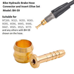 LeBycle Hydraulic Brake Hose Connector Insert Olive Set - BH-59
