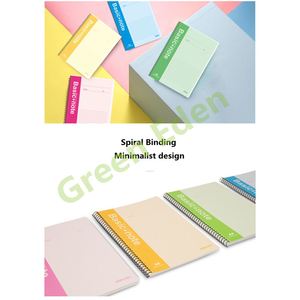 Stationery: Deli notebook E7690 A4 8mm x30 lines 100 pages, spiral binding