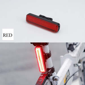E Bike Rack: Bicycle Tail Light AQY-0107 - Bright COB LED, Rechargeable