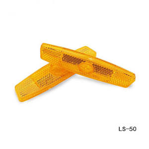 Bike Lights: Bike Wheel Reflective Bicycle Spoke Reflectors - yellow, a pair