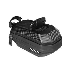 Bike Panniers: Waterproof Bicycle/Bike Tail Bag - Saddle mounted, EVA Hard Case, 20x10x9cm