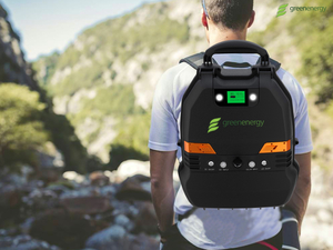OFF Grid Solar Battery Backpack – Green Energy