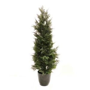 Products: Artificial Cypress Tree 150cm UV Stabilised with Fiberglass Pot
