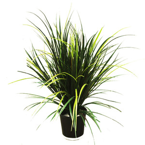 Artificial Double Grass Bush 80cm Potted