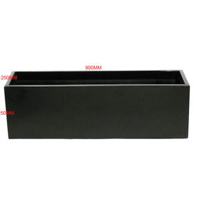 Fibreglass Trough 90cm X 25cm New York Series Black