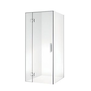 900x900 Frameless Shower Swing Door - Green Home Bathroom