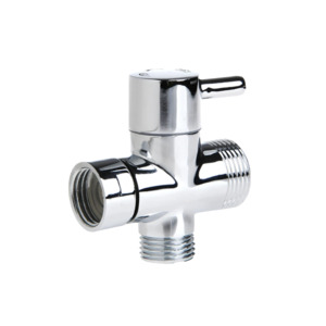 3 Way Diverter Valve Chrom T Adapter for Washing Machine Line - Green Home Bathroom