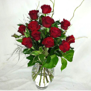 Valentine's Day: Valentines Red Rose Bouquet