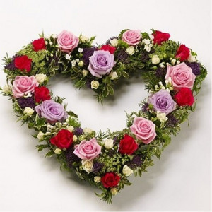 Funeral: Country Garden Heart