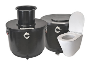 Best Value Compost Toilet GL 90 & Helsinki Pedestal Green Loo