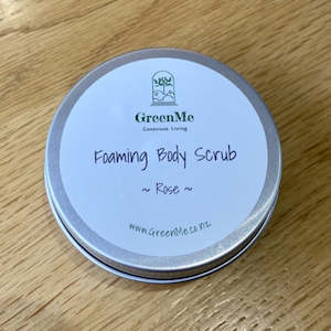 Body Scrub: Rose Foaming Body Scrub