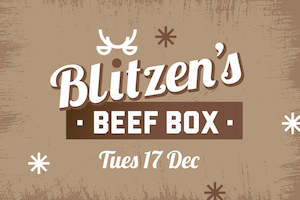 get beef at xmas: Blitzen's Christmas Meatbox | 17 December Delivery