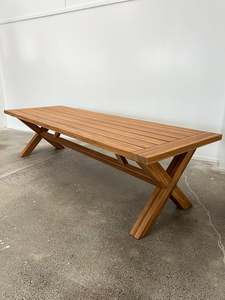 Mallorca Teak Outdoor Dining Table - 300cm