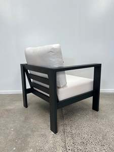 Outdoor Sofas: Southport Outdoor Armchair - Aluminium + Sunbrella®