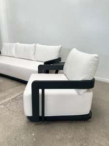 Outdoor Sofas: Marlo Outdoor Armchair - Aluminium + Sunbrella®