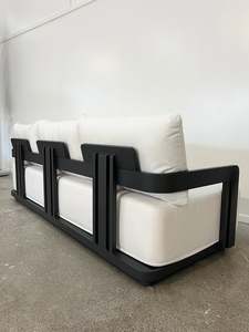 Marlo Outdoor 3 Seater Sofa - Aluminium + Sunbrella®