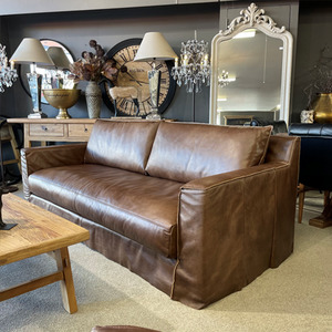 Leather Sofas And Lounge Suites: Maxwell Brown Leather Sofa