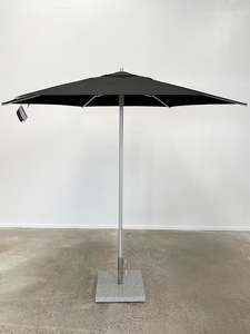 Greenslades Cocoa 'Pop Up' Outdoor Umbrella - 3.0m Round - Black