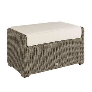 Outdoor Ottomans Footstool: Artwood Monterey Outdoor Ottoman - Vintage