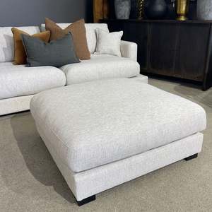 Sofas Lounge Suites Corner Lounge Suites: Sienna Ottoman - Natural