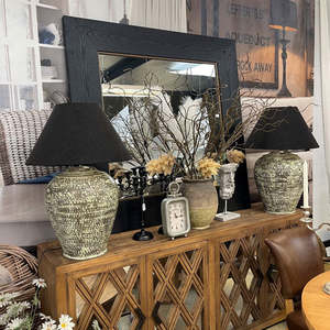 Mirrors 1: Large Square Black Mirror - 1.4M