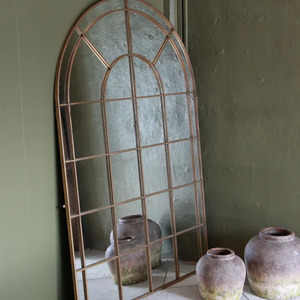 Ada Arch Leaner Mirror - Gold Finish