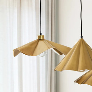 Lighting 1: Wave Light Pendant - Gold