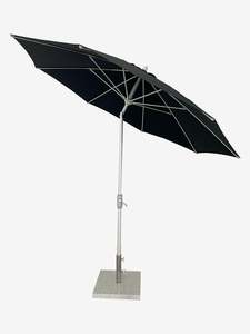 Greenslades Remy Tilting Outdoor Umbrella - Fibreglass Arms - 2.7m Octagonal - Black