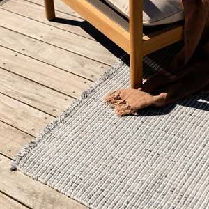 Outdoor Floor Rugs: Rhodes Outdoor Floor Rug - Slate - 160cm x 230cm