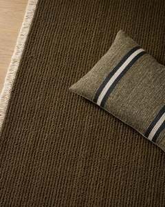 Weave Floor Rugs: Weave Fabien Floor Rug - Moss - 300cm x 400cm