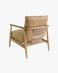 Premium Leather Collection: Lawson Leather Armchair - Tan