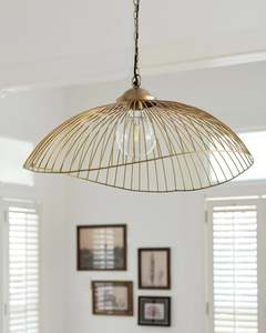 Havana Gold Metal Light Pendant