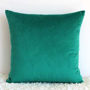 Jade Green Velvet - Cushion Cover