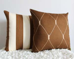 Sets: Mocha Harmony Set - Cushion Covers