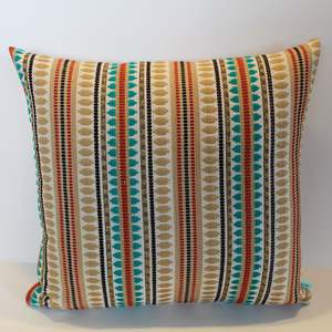 Turquoise & Sand - Cushion Cover - 48cm x 48cm