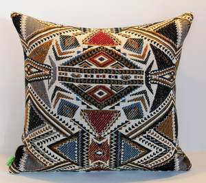 Woven Collection: Aztec Terra  - Cushion Cover - 53cm x 49cm