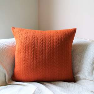 Woven Collection: Pumpkin Knot Woven - Cushion Cover - 45cm x 50cm