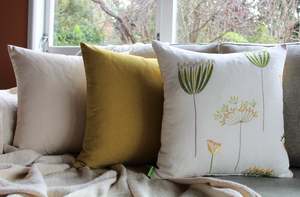 Set Of 3: Dandelion Embroidery Set - Cushion Cover Set