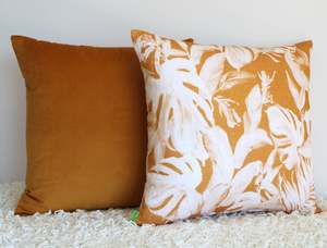 Sets Of 2: Mustard Oasis Set - Cushion Cover Set