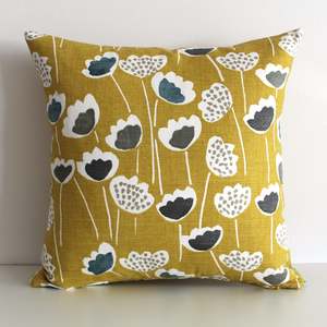 Mustard Tulip - Cushion Cover - 45cm x 45cm